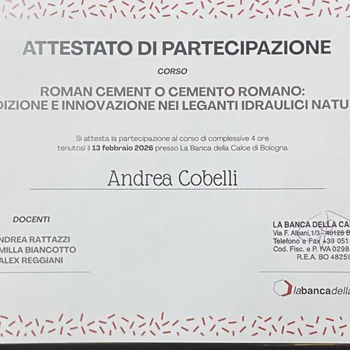 CORSO ROMAN CEMENT PRESSO LA CASA DELLA CALCE 
